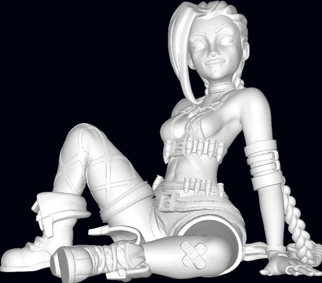 Jinx 3D 模型 .c4d .max .obj .3ds .fbx .stl .blend 