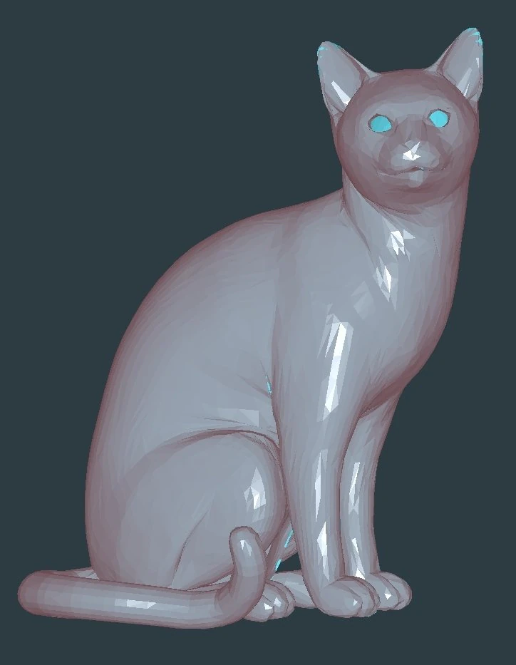 Cat 3D Model .c4d .max .obj .3ds .fbx .stl .blend