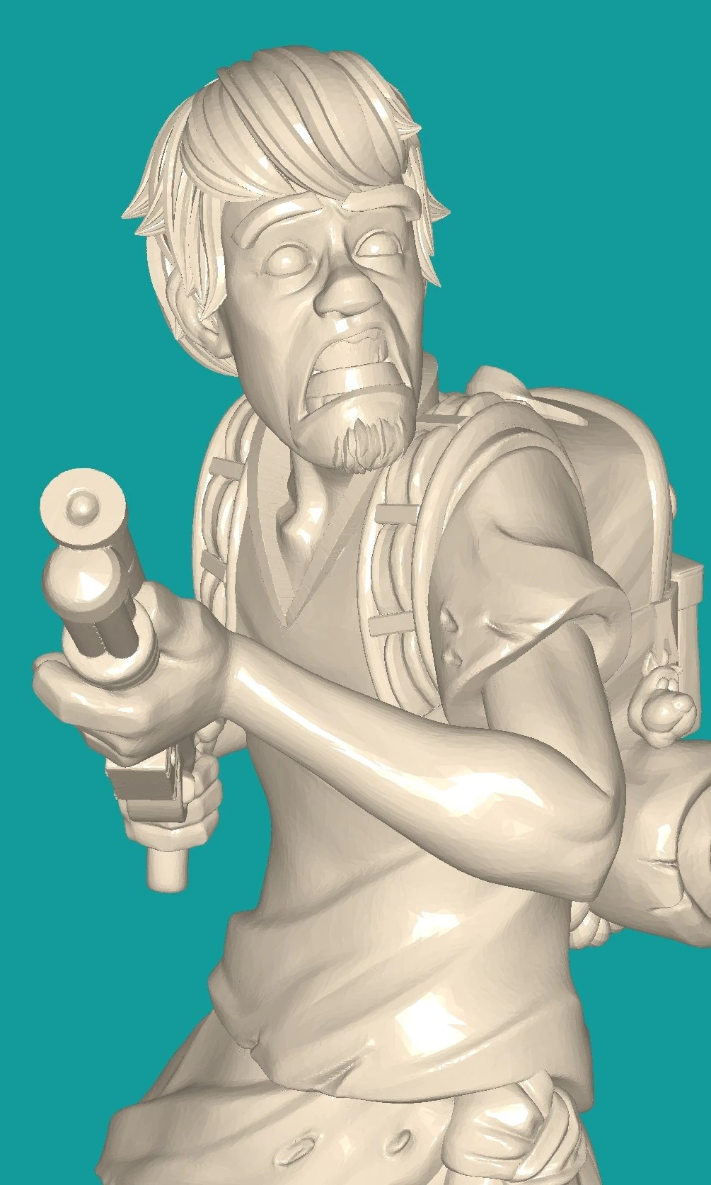 Shaggy 3D Print Model .c4d .max .obj .3ds .fbx .stl .blend 