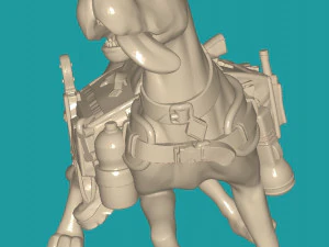 Scooby 3D Baskı Modeli