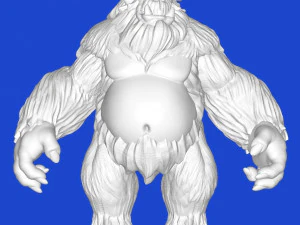 Yeti 3D Print Model