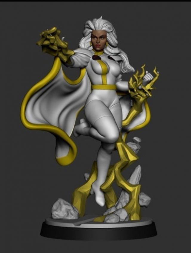 WeatherWoman 3D Принт Модель .c4d .max .obj .3ds .fbx .stl .blend