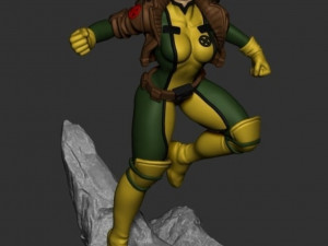 Absorbing Woman 3D Print Model
