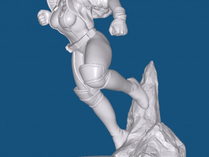 Absorbing Woman 3D Print Model
