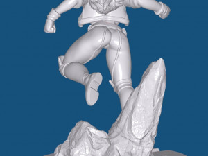 Absorbing Woman 3D Print Model