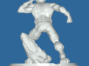 Visor Man 3D Print Model