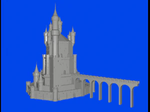 Castelo Modelo de Impressão 3D