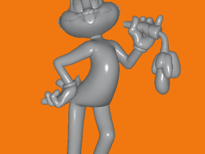 Bugs bunny 3D Print Model