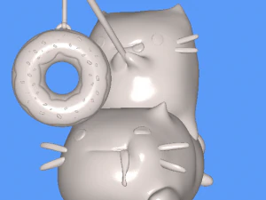 बिल्लियाँ 3D प्रिंट मॉडल