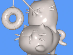 Коти 3D Принт Модель