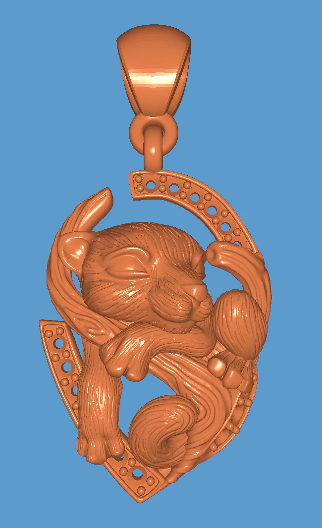 Pendant 3D Print Model .c4d .max .obj .3ds .fbx .stl .blend 