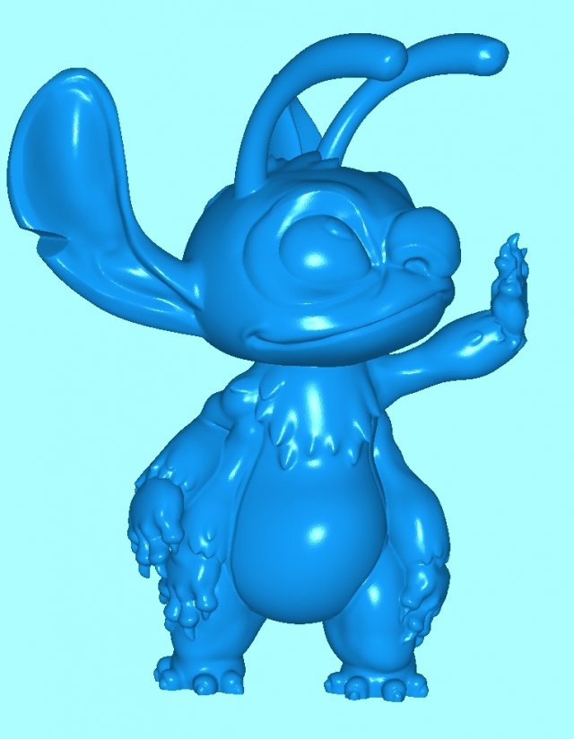 Stich Modello di stampa 3D in Mostri & Creature 3DExport