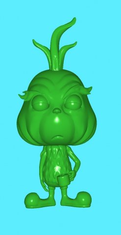 Grinch 3Dプリントモデル .c4d .max .obj .3ds .fbx .stl .blend 