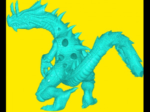 Chameleon Raptor 3D 프린트 모델