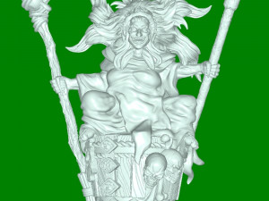 Baba Yaga Model Cetak 3D