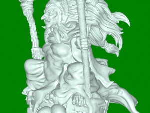 Baba Yaga Model Cetak 3D