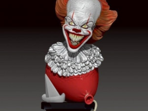Pennywise-bust 3D Print Model