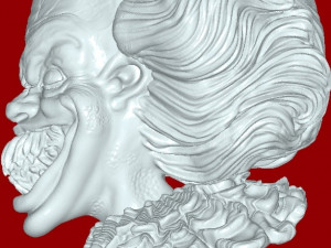 Pennywise-bust 3Dプリントモデル