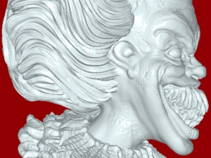 Pennywise-bust 3Dプリントモデル