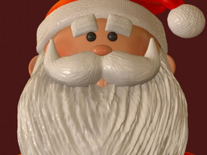 Santa Claus 3D-printmodel