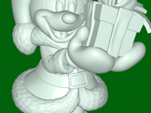 MinnieChristmass 3D Print Model
