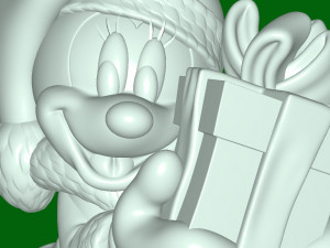 MinnieChristmass 3D-Druckmodell