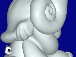 Mini Santa 3D Model
