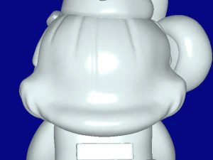 Mini Santa 3D Model
