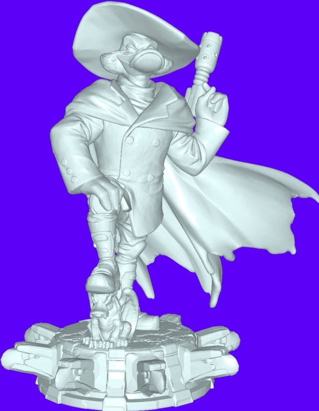 DarkwingDuck 3Dモデル .c4d .max .obj .3ds .fbx .stl .blend 