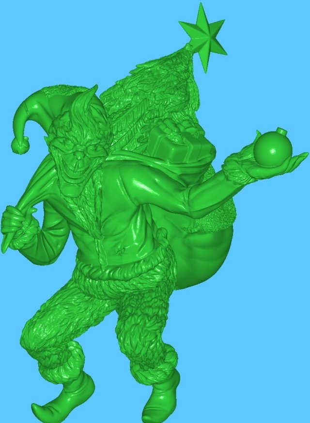 Grinch 3D Model .c4d .max .obj .3ds .fbx .stl .blend 