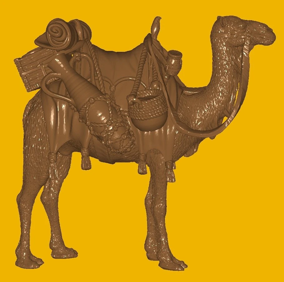 Camel 3D Model .c4d .max .obj .3ds .fbx .stl .blend 