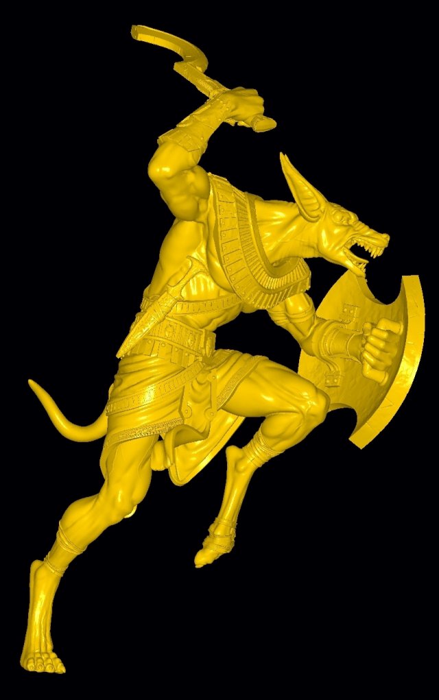 Werejackal 3Dモデル .c4d .max .obj .3ds .fbx .stl .blend
