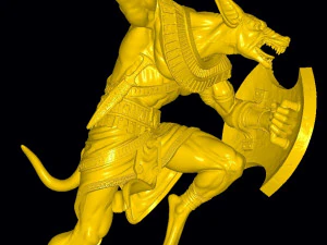 Sciacallo mannaro Modello 3D