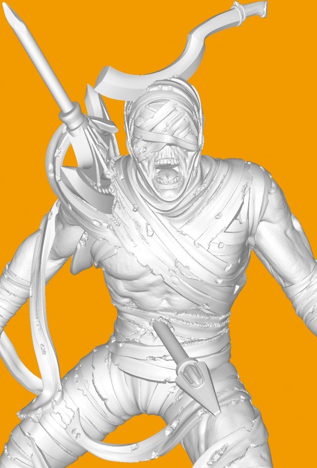 Mummy 3D 模型 .c4d .max .obj .3ds .fbx .stl .blend 