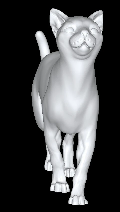 Cat 3D Model .c4d .max .obj .3ds .fbx .stl .blend 