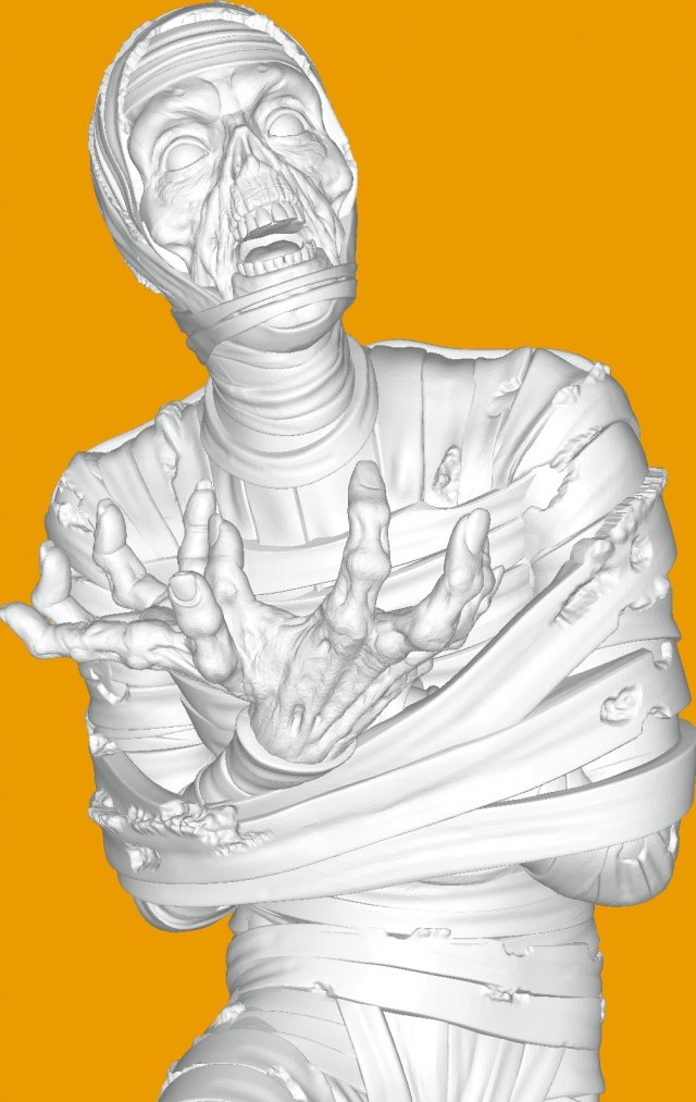 Advisor Mummy 3D Model .c4d .max .obj .3ds .fbx .stl .blend 