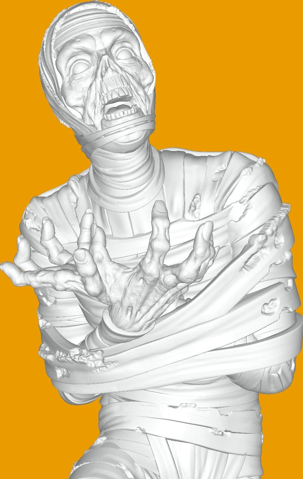 Advisor Mummy 3D Model .c4d .max .obj .3ds .fbx .stl .blend 