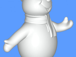 Frosty and Crystal Snowman 3D 모델