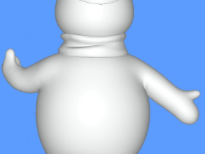 Frosty and Crystal Snowman 3D 모델