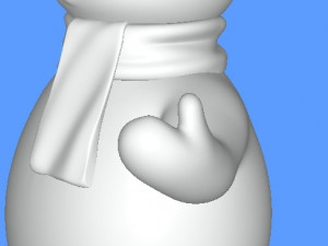 Frosty and Crystal Snowman 3D 모델