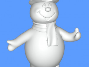Frosty and Crystal Snowman 3D 모델