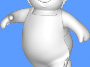 Frosty and Crystal Snowman 3D 모델
