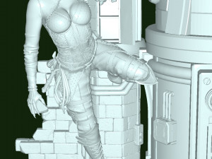 Genesis Collectibles - Steampunk Catwoman Model 3D