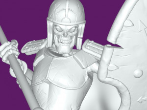 Skeleton Orc 3D Model