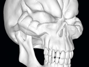 King of the Dead Skull 3D Model