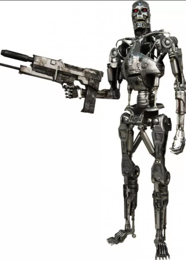 T-800 Endoskeleton 3D Model .c4d .max .obj .3ds .fbx .stl .blend 
