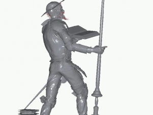 Don Quijote 3D Model
