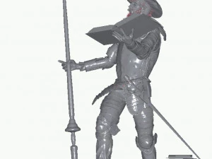 Don Quijote 3D Model