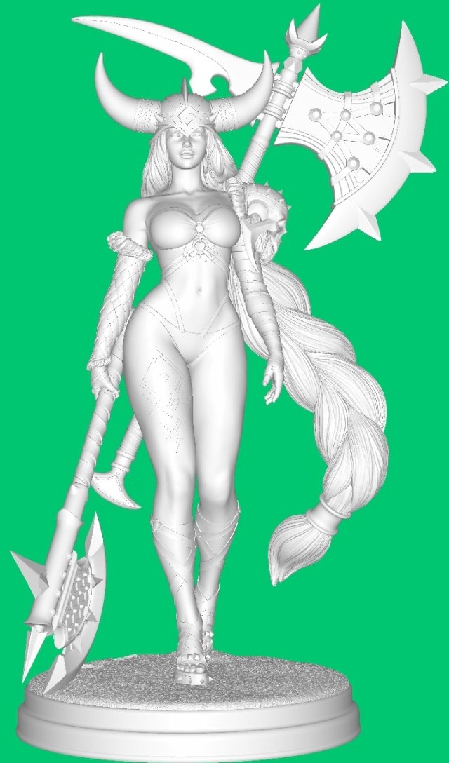 Dungeon Pin-ups Viky 3D 모델 .c4d .max .obj .3ds .fbx .stl .blend 