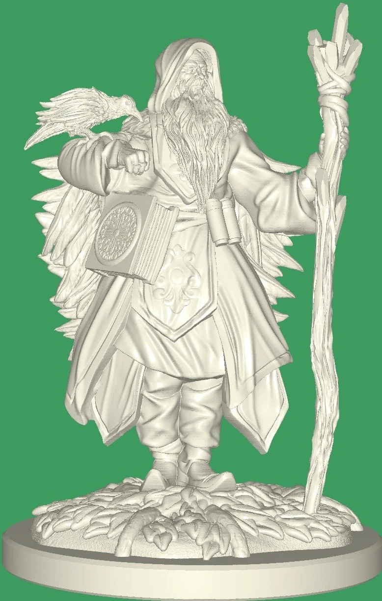 Merlin 3D Model .c4d .max .obj .3ds .fbx .stl .blend 
